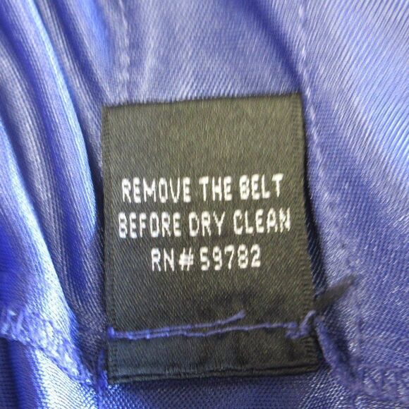 ADRIANA PAPELL Sleeveless V-Neck Faux Wrap Tiered Ruffle Dress Sz 12 Knee Length - Picture 7 of 15